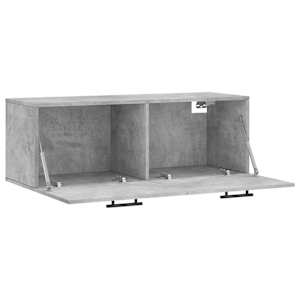 Nástěnná skříňka betonově šedá 100x36,5x35 cm kompozitní dřevo - obrázek 6