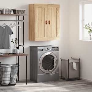 Stenska omarica sonoma hrast 69,5x34x90 cm inženirski les