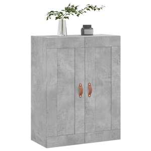 Nástěnná skříňka betonově šedá 69,5x34x90 cm kompozitní dřevo - obrázek 4