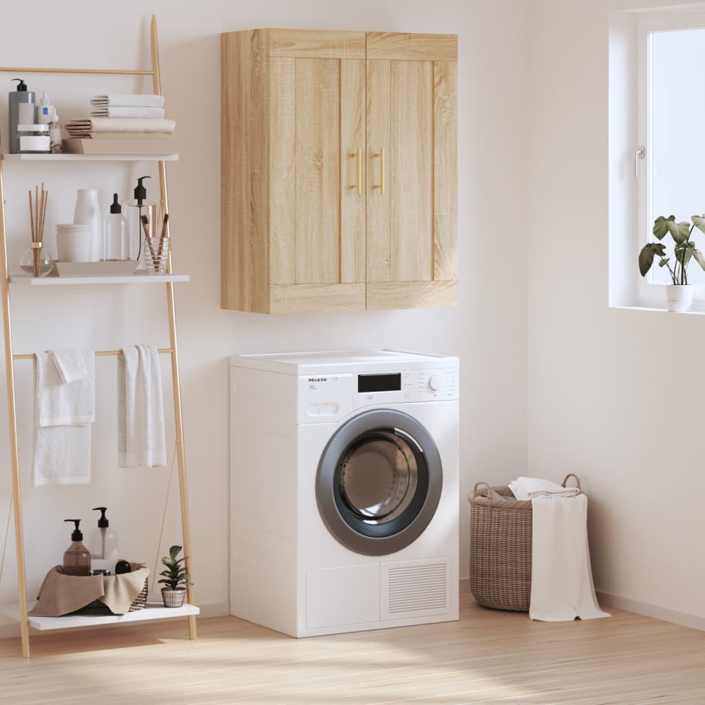 Thumbnail - vidaXL Wandschrank Sonoma-Eiche 69,5x34x90 cm Holzwerkstoff