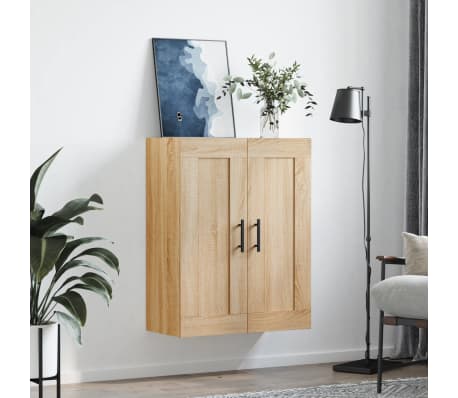 vidaXL Wandkast 69,5x34x90 cm bewerkt hout sonoma eikenkleurig