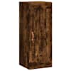 vidaXL seinakapp, suitsutatud tamm, 34,5 x 34 x 90 cm, tehispuit