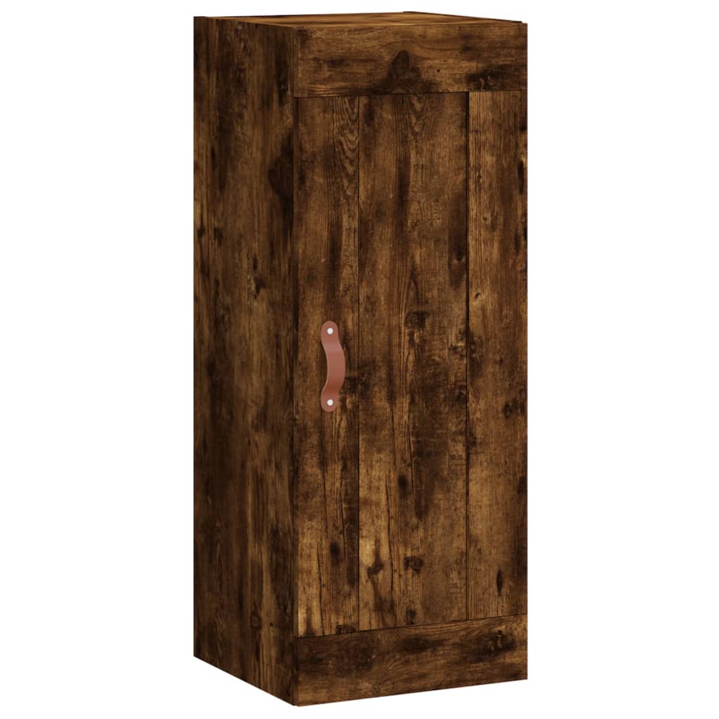 vidaXL Nástěnná skříňka kouřový dub 34,5 x 34 x 90 cm kompozitní dřevo