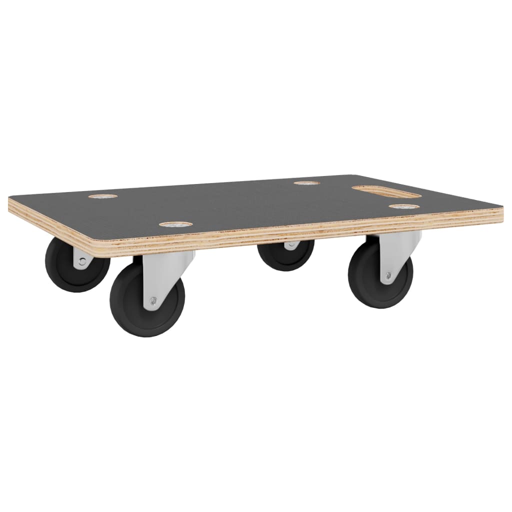 vidaXL 2 db négyszögletű szállítókocsi 250 kg 60 x 40 x 11,5 cm