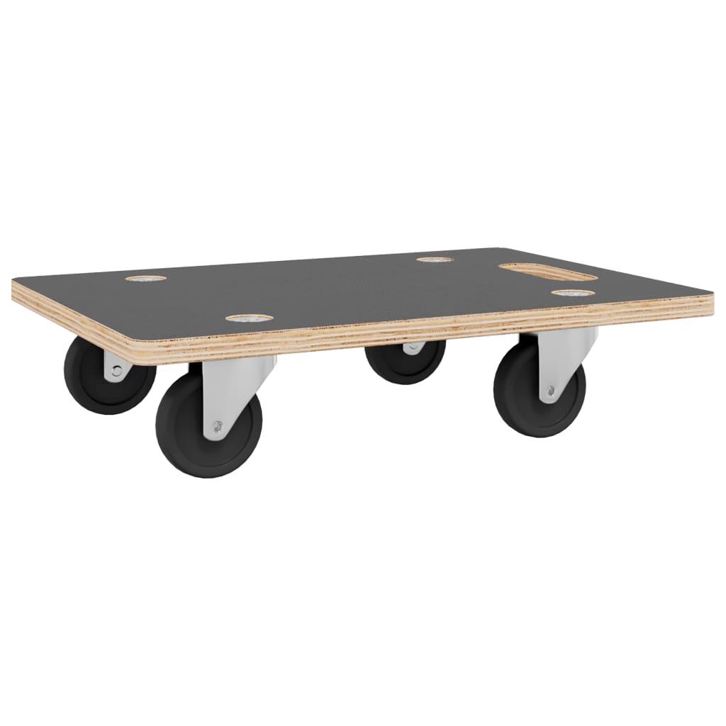 vidaXL 2 db négyszögletű szállítókocsi 250 kg 80 x 55 x 11,5 cm