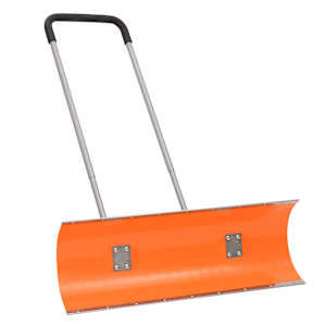 Hrablo na sníh s výsuvnou rukojetí oranžové radlice 96 cm ocel - obrázek 1