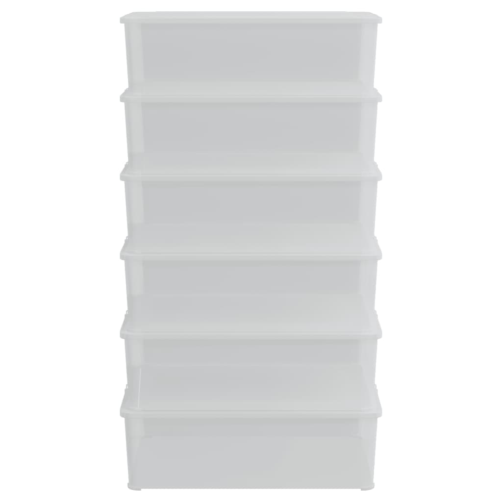 Thumbnail - vidaXL Aufbewahrungsboxen 6 Stk. Kunststoff 25 L Stapelbar