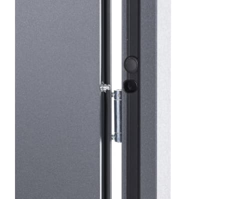 Porta D'Ingresso In PVC VidaXL - Bianca, 98x208 Cm, Con Rinforzi Acciaio E Vetro Isolante, Completa Di Accessori - Foto 2