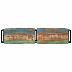 TV skříňka 140 x 30 x 40 cm masivní recyklované dřevo - obrázek 4