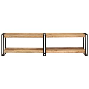 TV skříňka 160 x 30 x 40 cm masivní mangovníkové dřevo - obrázek 2