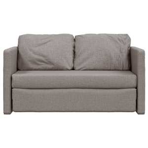 Podlahová rozkládací pohovka 2 v 1 taupe 112x174x55 cm textil - obrázek 5