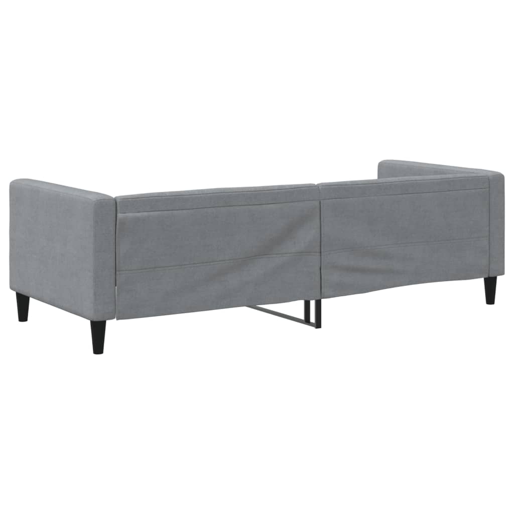 vidaXL Slaapbank 80x200 cm stof lichtgrijs grijs, foto 4
