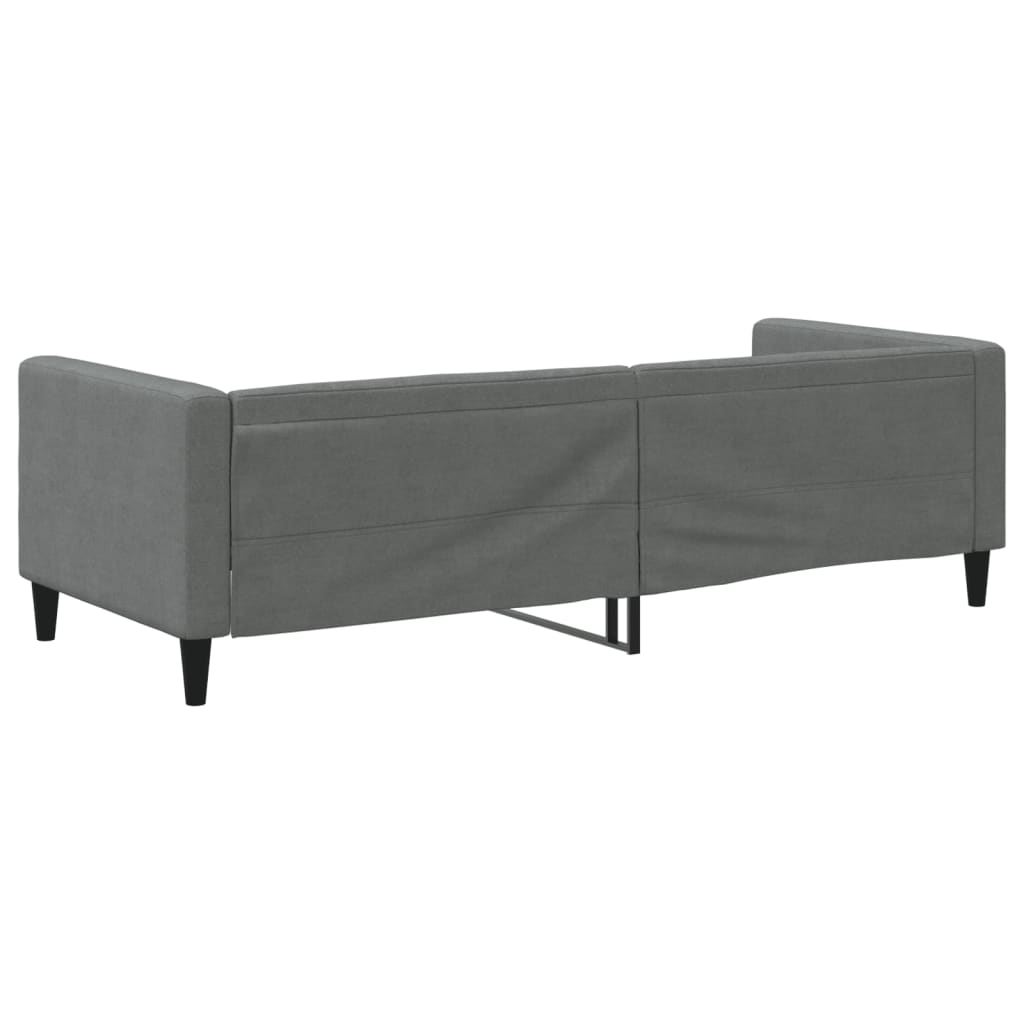 vidaXL Slaapbank 80x200 cm stof donkergrijs grijs, foto 4