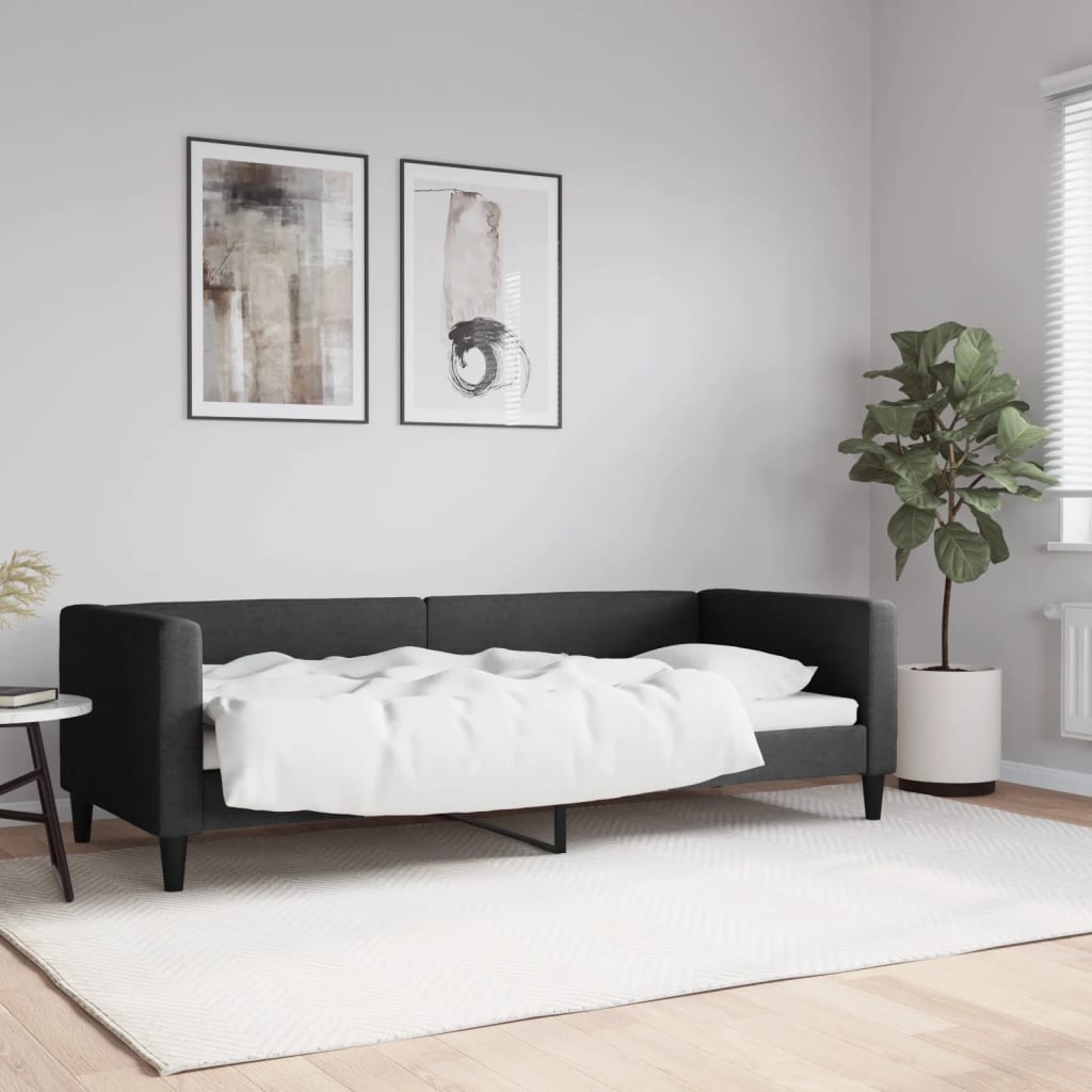 vidaXL daybed 80x200 cm stof sort