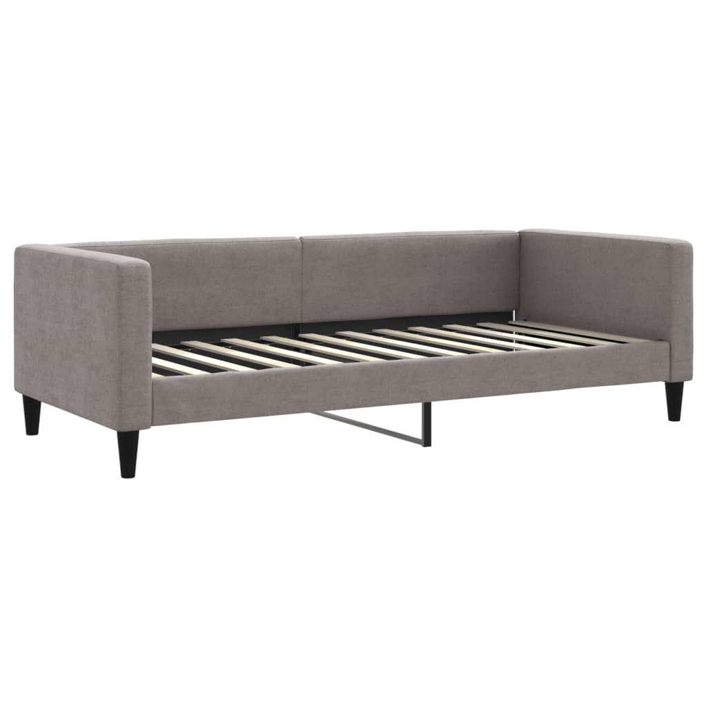 vidaXL Slaapbank 90x200 cm stof taupe, foto 3