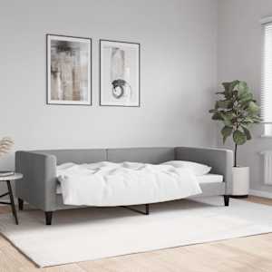 Válenda světle šedá 100 x 200 cm textil - obrázek 1