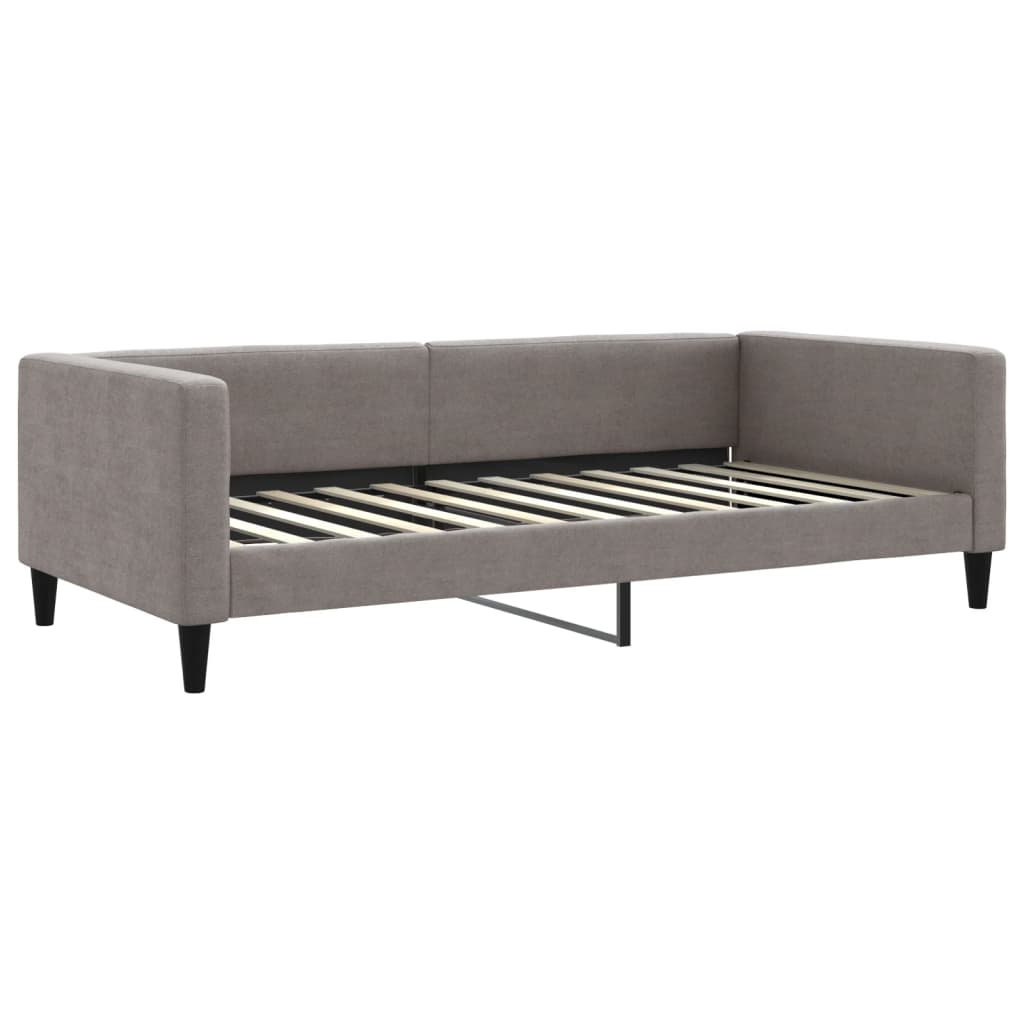 vidaXL Slaapbank 100x200 cm stof taupe, foto 3