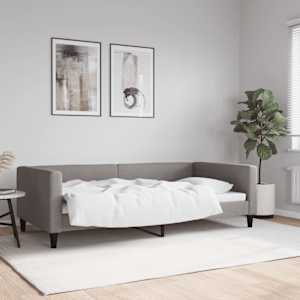 Válenda taupe 100 x 200 cm textil - obrázek 1