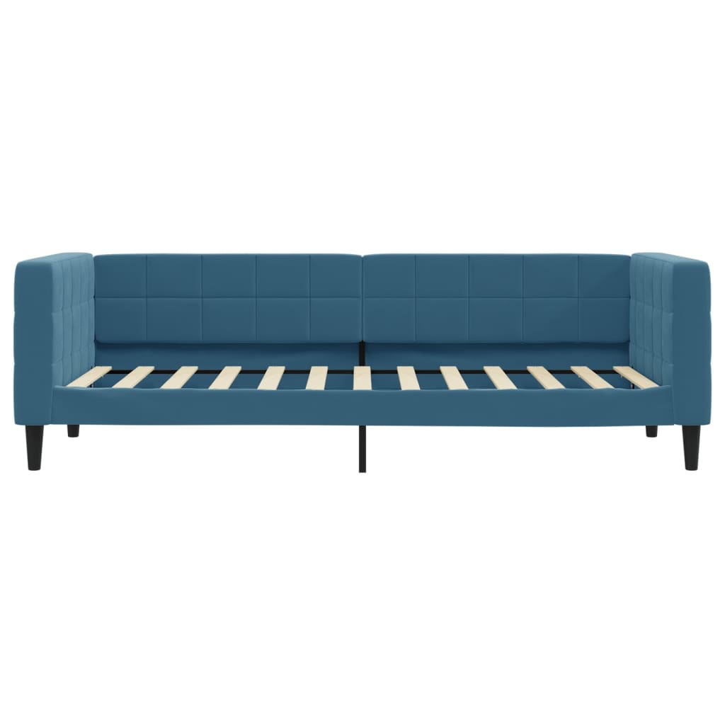 vidaXL Slaapbank 80x200 cm fluweel blauw afbeelding