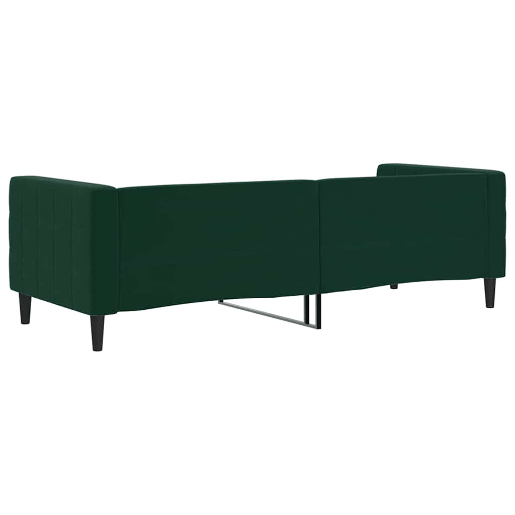vidaXL Slaapbank 80x200 cm fluweel donkergroen groen, foto 4