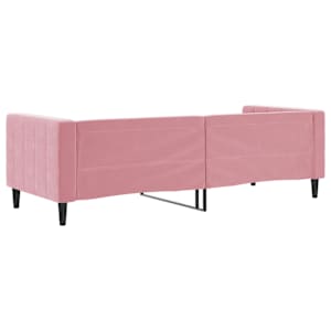 Válenda růžová 80 x 200 cm samet - obrázek 5