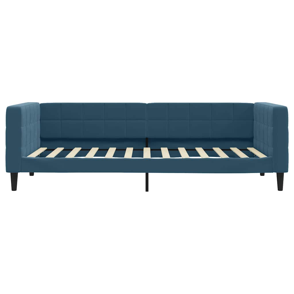 vidaXL Slaapbank 90x200 cm fluweel blauw, foto 2