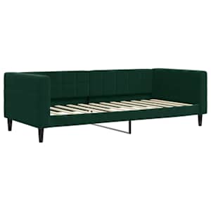 Válenda tmavě zelená 90 x 200 cm samet - obrázek 2
