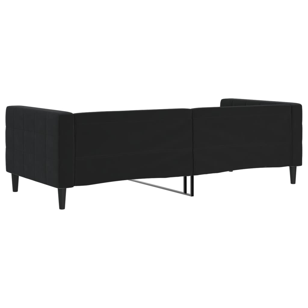 vidaXL Slaapbank 90x200 cm fluweel zwart, foto 4