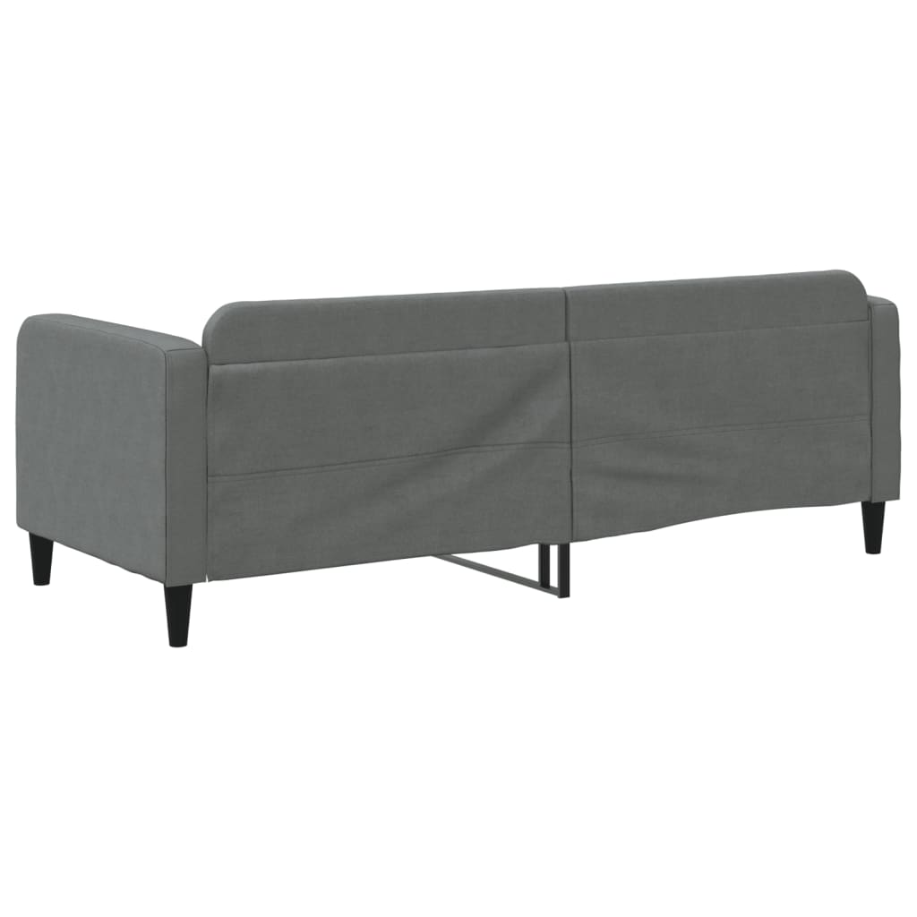 vidaXL Slaapbank 80x200 cm stof donkergrijs grijs, foto 4