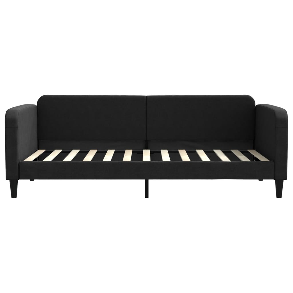 vidaXL Slaapbank 90x200 cm stof zwart, foto 2