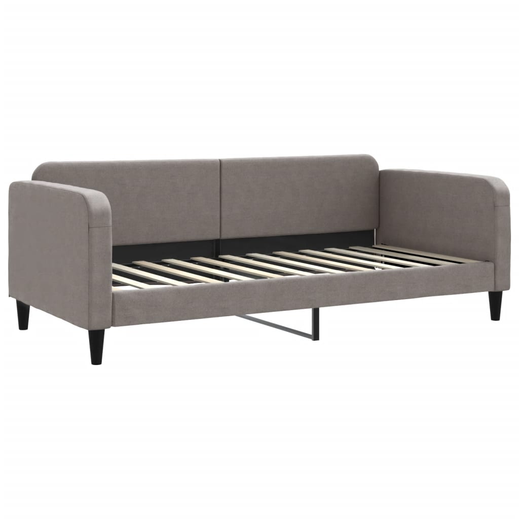 vidaXL Slaapbank 90x200 cm stof taupe, foto 3