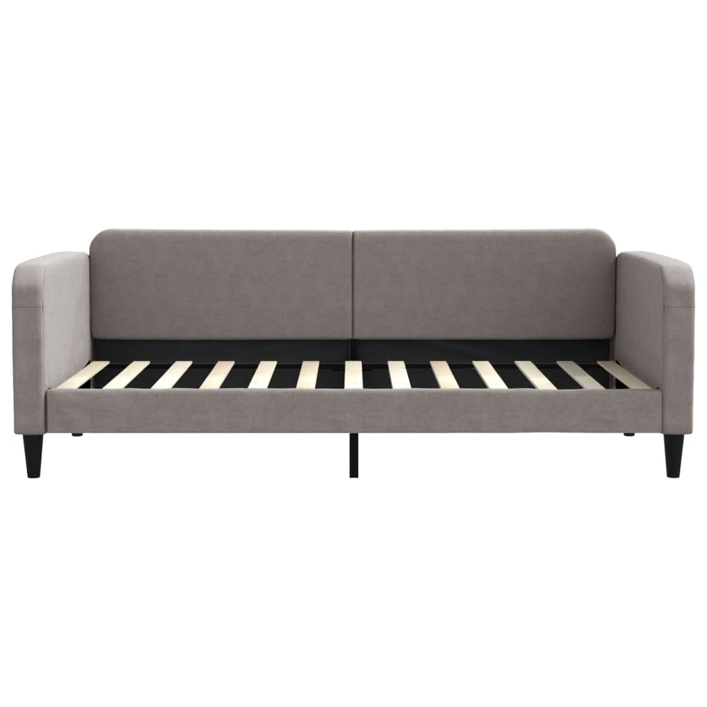 vidaXL Slaapbank 90x200 cm stof taupe, foto 2