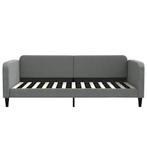 Válenda tmavě šedá 100 x 200 cm textil - obrázek 3