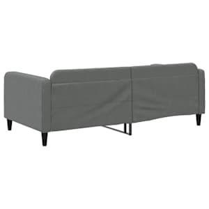 Válenda tmavě šedá 100 x 200 cm textil - obrázek 5