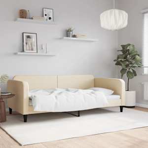 Válenda krémová 100 x 200 cm textil - obrázek 1