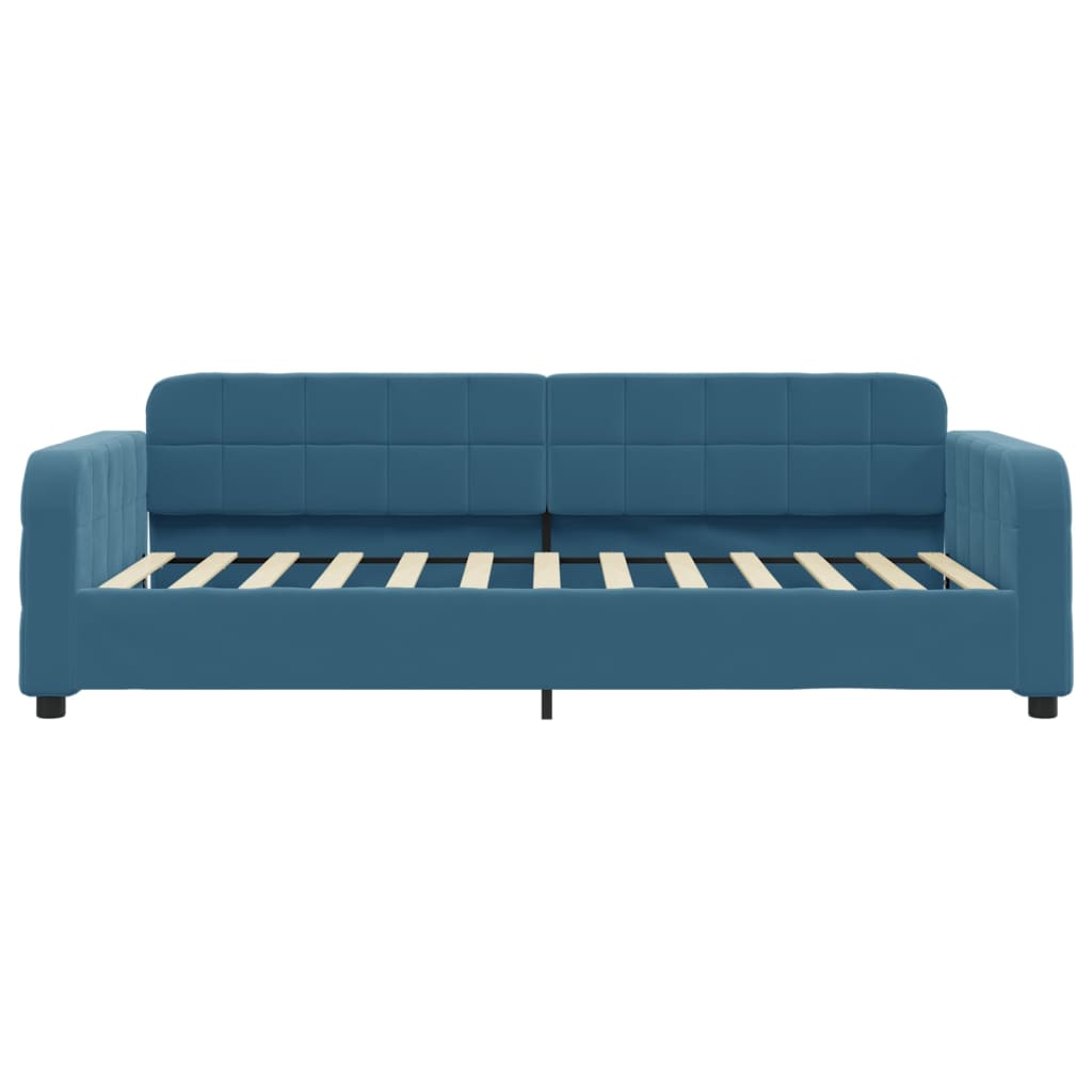 vidaXL Slaapbank 80x200 cm fluweel blauw afbeelding