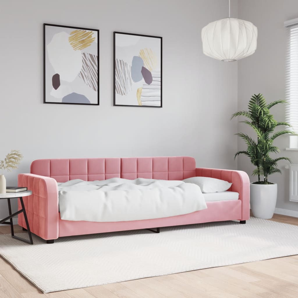 Tagesbett Rosa 80×200 cm Samt