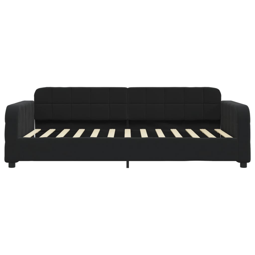 vidaXL Slaapbank 80x200 cm fluweel zwart afbeelding