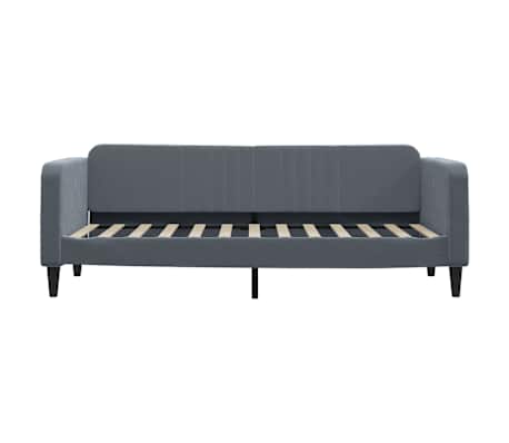 vidaXL Lit de repos gris fonc&eacute; 80x200 cm velours