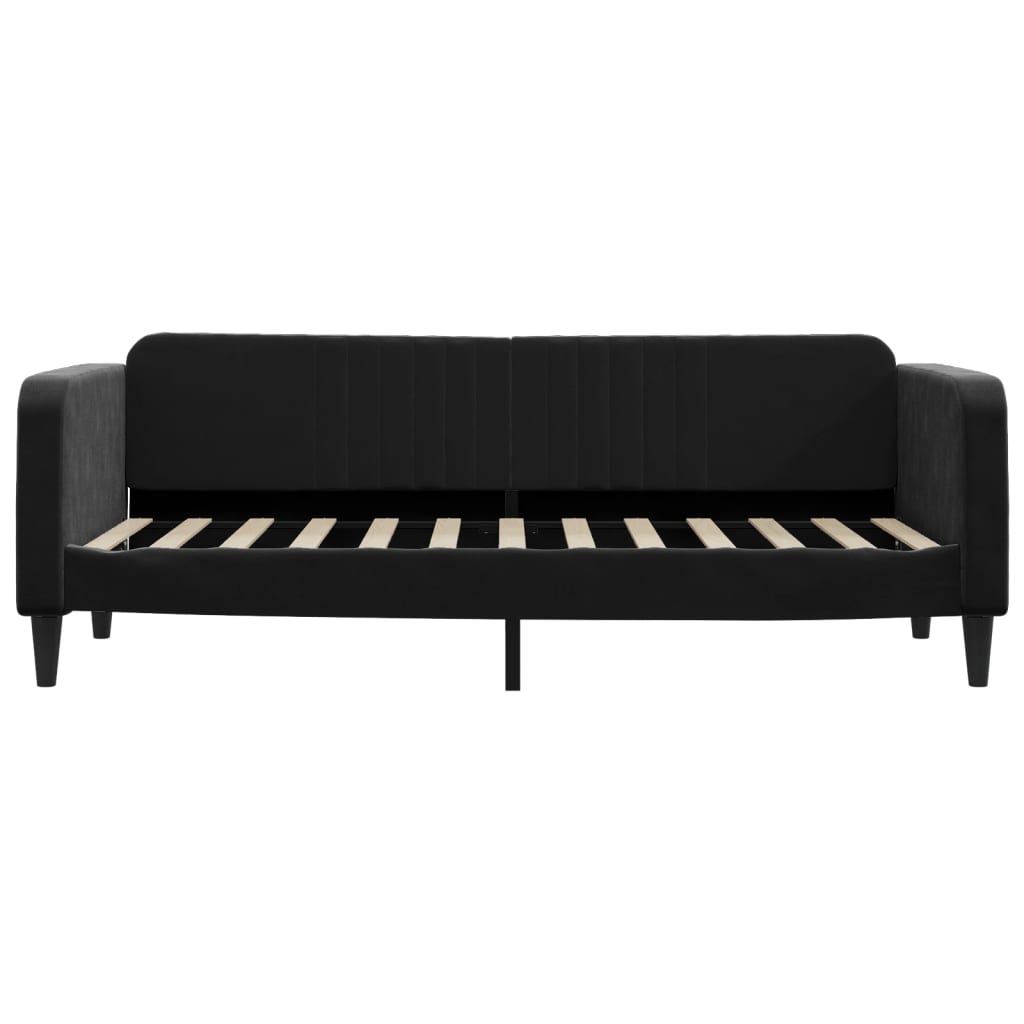 vidaXL Slaapbank 80x200 cm fluweel zwart, foto 2