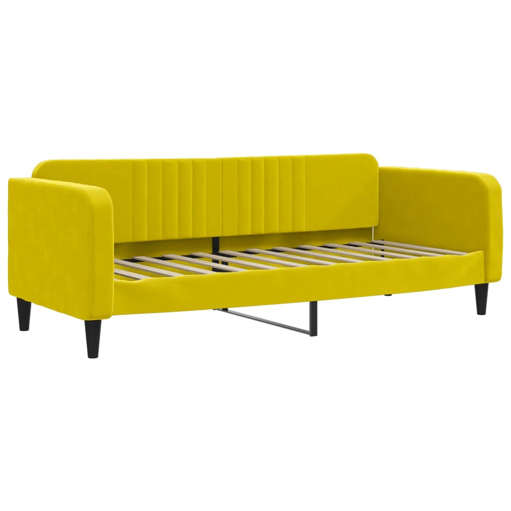 VidaXL Sofa, Geltonos Spalvos, 80x200cm, Aksomas