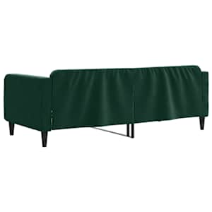 Válenda tmavě zelená 90 x 200 cm samet - obrázek 5