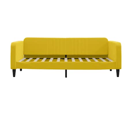 vidaXL Tagesbett Gelb 90x200 cm Samt