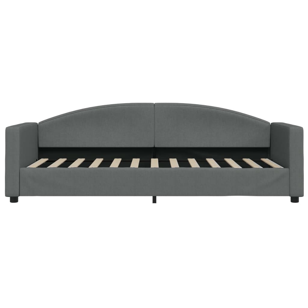 vidaXL Slaapbank 80x200 cm stof donkergrijs afbeelding