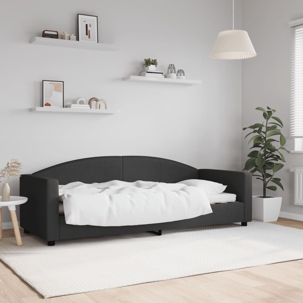 vidaXL daybed 80x200 cm stof sort