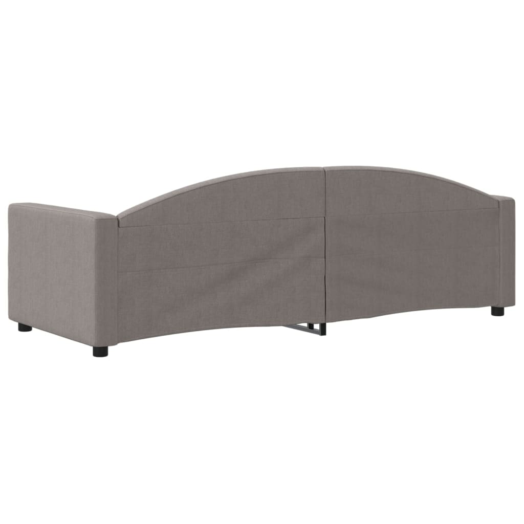 vidaXL Slaapbank 80x200 cm stof taupe, foto 4