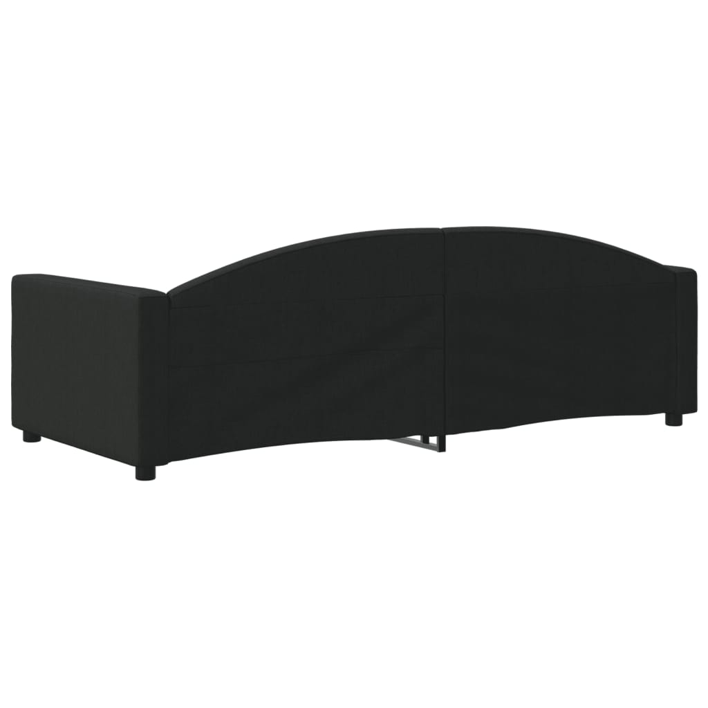 vidaXL Slaapbank 90x200 cm stof zwart, foto 4