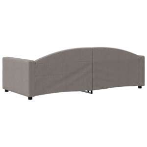 Válenda taupe 90 x 200 cm textil - obrázek 5