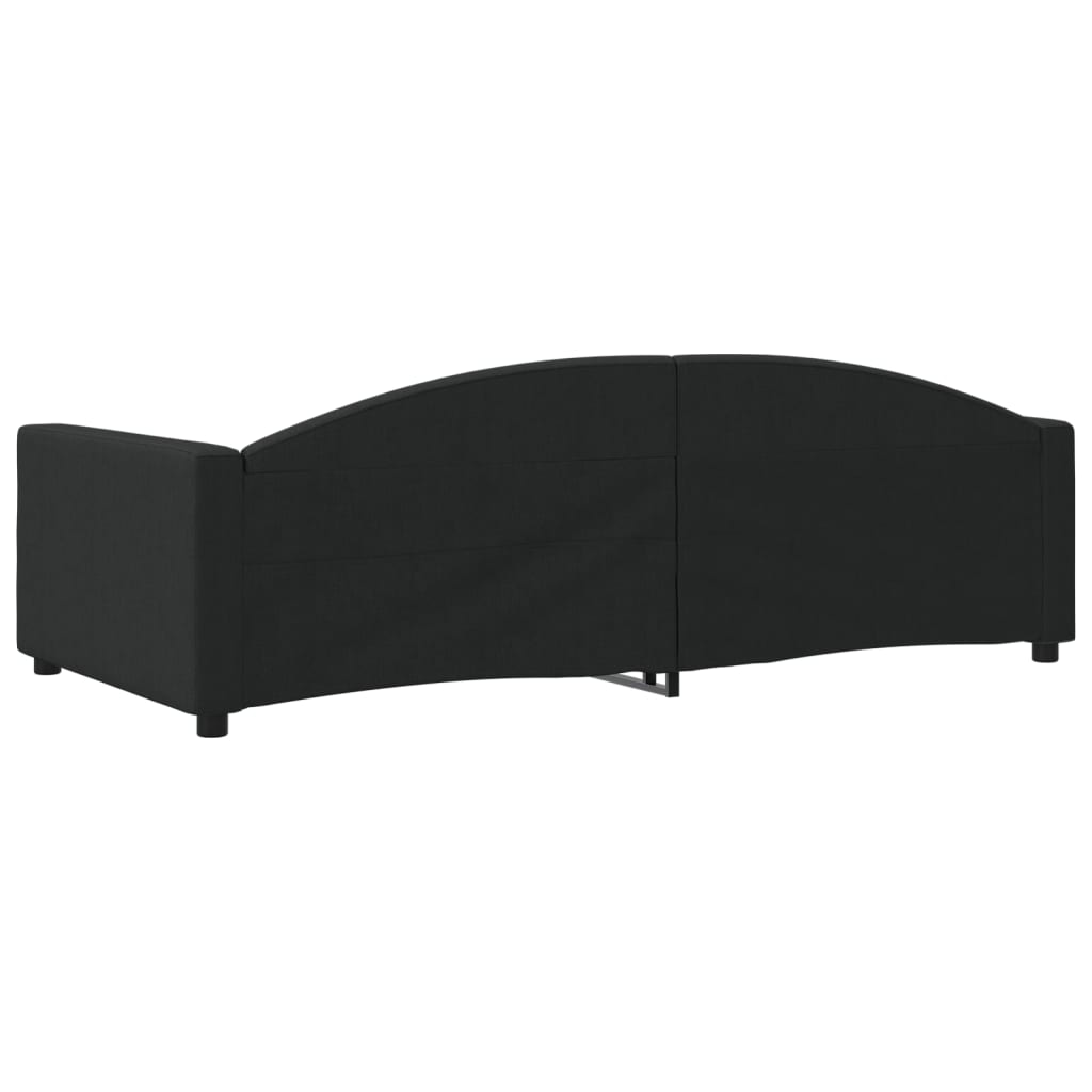 vidaXL Slaapbank 100x200 cm stof zwart, foto 4
