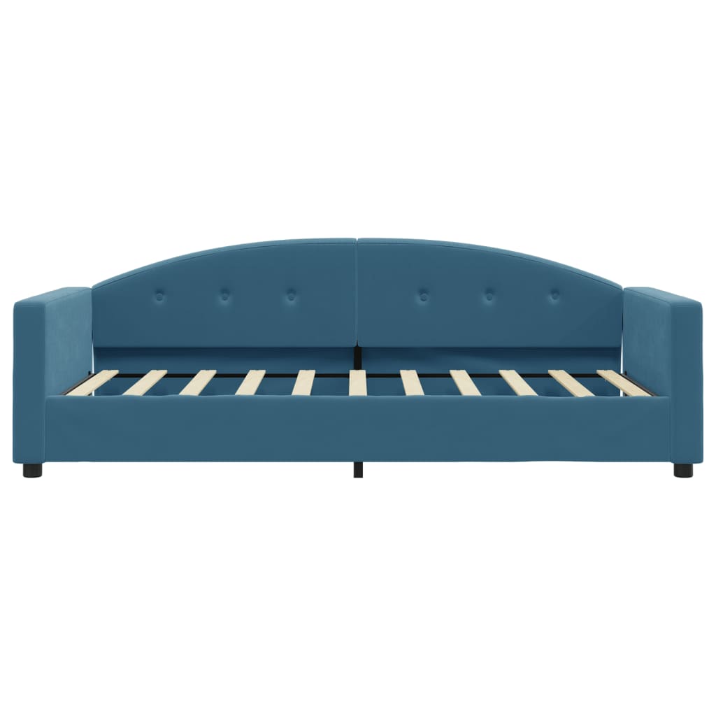 vidaXL Slaapbank 80x200 cm fluweel blauw afbeelding
